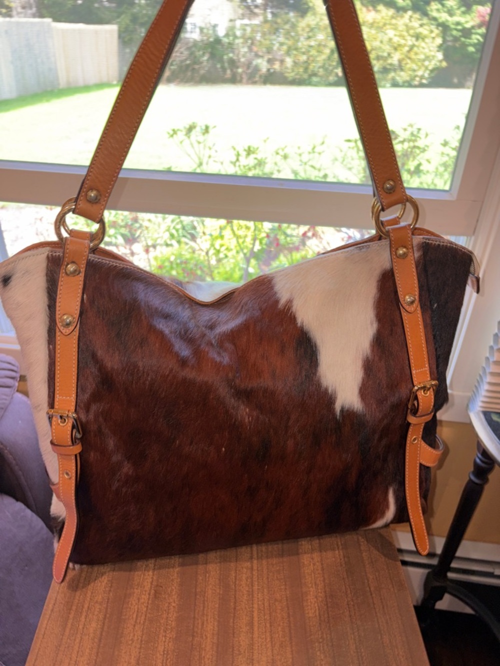 Boutique Cavalcanti Oversized Cowhide Tote - Artisan Saddle Leather